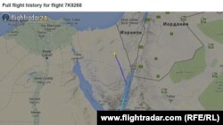 История полета рейса 7К9268