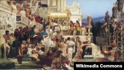 Генрих Семирадский. Светочи христианства (Факелы Нерона). 1882