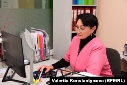 Працівниця релокованої Якімівської лікарні у Запоріжжі