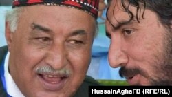 حسېن اغا اډوکېټ له منظور پښتین سره