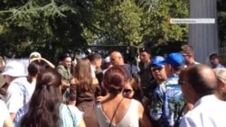 «Парада не видно» – туристы на день ВМФ Роcсии в Севастополе «Парада не видно» – туристы на день ВМФ Роcсии в Севастополе