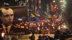 Смолоскипна хода до дня народження Степана Бандери – відео Смолоскипна хода до дня народження Степана Бандери – відео