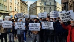 Sarajevski ugostitelji na ulici protiv mjera Sarajevski ugostitelji na ulici protiv mjera