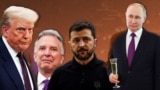 Коллаж: Трамп, Уиткофф, Зеленский, Путин
