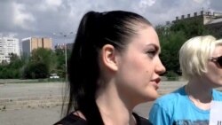 Волгоград. Участница голодовки Ольга Чебуракова Волгоград. Участница голодовки Ольга Чебуракова