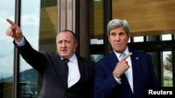 Георгий Маргвелашвили и Джон Керри