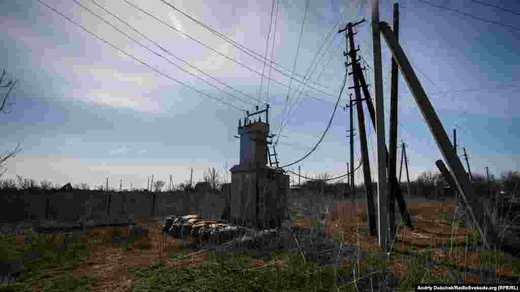 «Серце Водяного» – електрична підстанція, від якої живиться усе село та частково українські військові, яких тут чимало