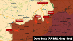 Покровський напрямок: штурми армії РФ на західній частині (район Котлярівки) та східній (поблизу Сухої Балки та Тарасівки)