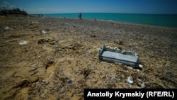 Пляж, Сакский район, архивное фото