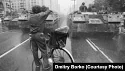 Танки в центрі Москви. 19 серпня 1991 року