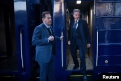 Держсекретар США Ентоні Блінкен прибув до Києва потягом. 14 травня 2024 року