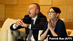 Президент Азербайджану Ільгам Алієв і його дружина, віце-президент країни Мехрібан Алієва
