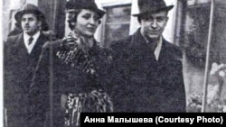 Юліус Вольфенгаут з подругою. Чернівці. 1930-ті роки