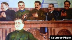 Фрагмент картины Дмитрия Налбандяна "Выступление С.М.Кирова на XVII съезде партии" (1935)