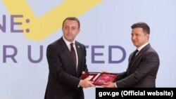 ირაკლი ღარიბაშვილი და ვოლოდიმირ ზელენსკი, 2021 წელი