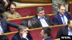 Депутати під час засідання Верховної Ради, 29 грудня 2014 року