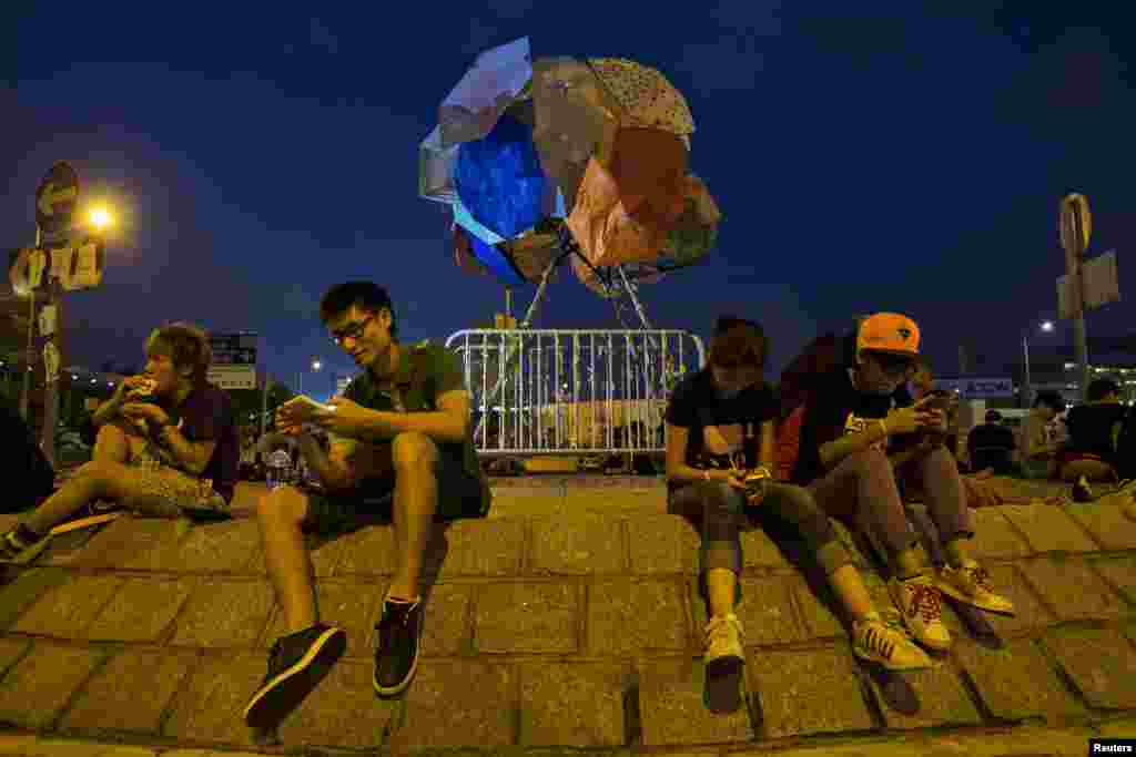 Массовые акции протеста в Гонконге