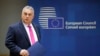 Прем’єр-міністр Угорщини Віктор Орбан перед початком саміту лідерів ЄС у Брюсселі, 26 жовтня 2023 року.