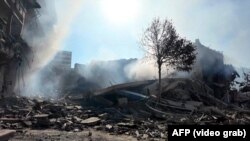 Наслідки ізраїльського авіаудару по Лівану, 13 жовтня 2024 року.