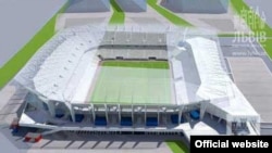 Проект львівського стадіону. Фото прес-служби Львівської міськради