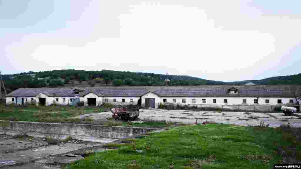 Заброшенная ферма в селе Новобобровском 