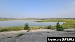 Обмелевшее Тайганское водохранилище – Крым, июнь 2025 года