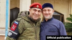 Боец военной полиции из Чечни и помощник муфтия Чечни Турко Даудов. Алеппо, Сирия