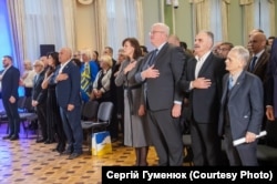 Під час виконання гімну України