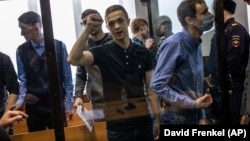 Фигуранты дела "Сети" на оглашении приговора, 10 февраля 2020 г.