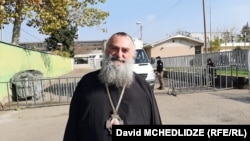 Митрополит Ніколоз Пачуашвілі після відвідування Міхеїла Саакашвілі. Руставі, Грузія, 8 листопада 2021 року