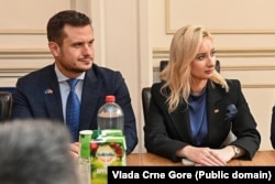 Glavni pregovarač sa EU Predrag Zenović i ministarka za evropske poslove Maida Gorčević