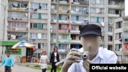 Человек без лица - один из символов проекта чешских современных художников "Гражданин К."