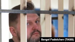 Бывший губернатор Кировской области Никита Белых в Пресненском суде Москвы, ноябрь 2017 года