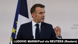 Президент Франции Эммануэль Макрон