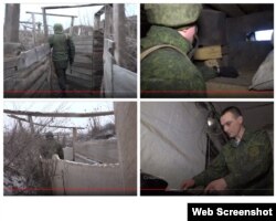 На відео добре видно укріплені траншеї, вогневі позиції та бетонні казарми під землею