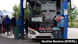 Autobusna stanica u Prištini, maj 2025.
