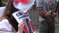 До візиту Лукашенка активісти вимагали звільнити білоруських політв'язнів (відео) До візиту Лукашенка активісти вимагали звільнити білоруських політв'язнів (відео)