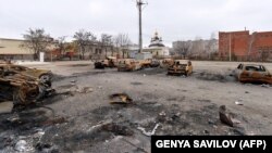 Маріуполь після обстрілу 25 лютого 2015 року