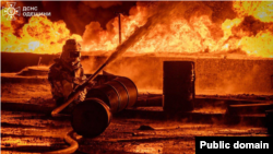 Пожар на нефтебазе SOCAR, 18 августа 2025 года