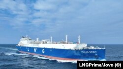 Танкер "Арктик Мулан" в 2023 году (под названием "Мулан Спирит")