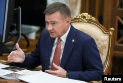 რომან სტაროვოიტი პუტინთან შეხვედრაზე 2025 წლის იანვარში.