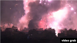 Вибух у столиці Лівану Бейруті в ході обстрілу Ізраїлю, 7 жовтня 2024 року