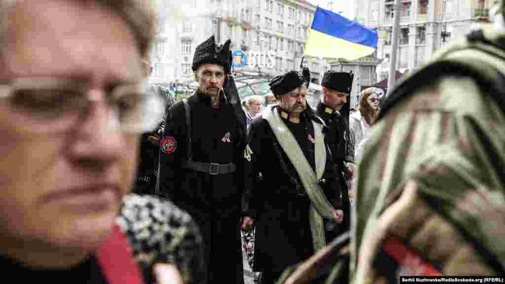 Чорні запорожці під час маршу «Хода нескорених»