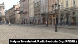 Центр Львова 20 березня 2020 року