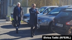 Osman Mehmedagić ispred zgrade Suda BiH u Sarajevu, 29. oktobra 2025.