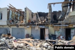 После атаки дронов в Адлерском районе Сочи, улица "домов-гаражей"