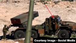 Система залпового огня "Град" и российские военные в Сирии