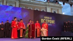 Poglavar Srpske pravoslavne crkve Porfirije na obeležavanju 30. godišnjice stradanja srpskog stanovništva u "Oluji", Sremski Krlovci, 3. avgust 2025.