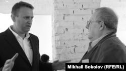 Алексей Навальный и Адам Михник