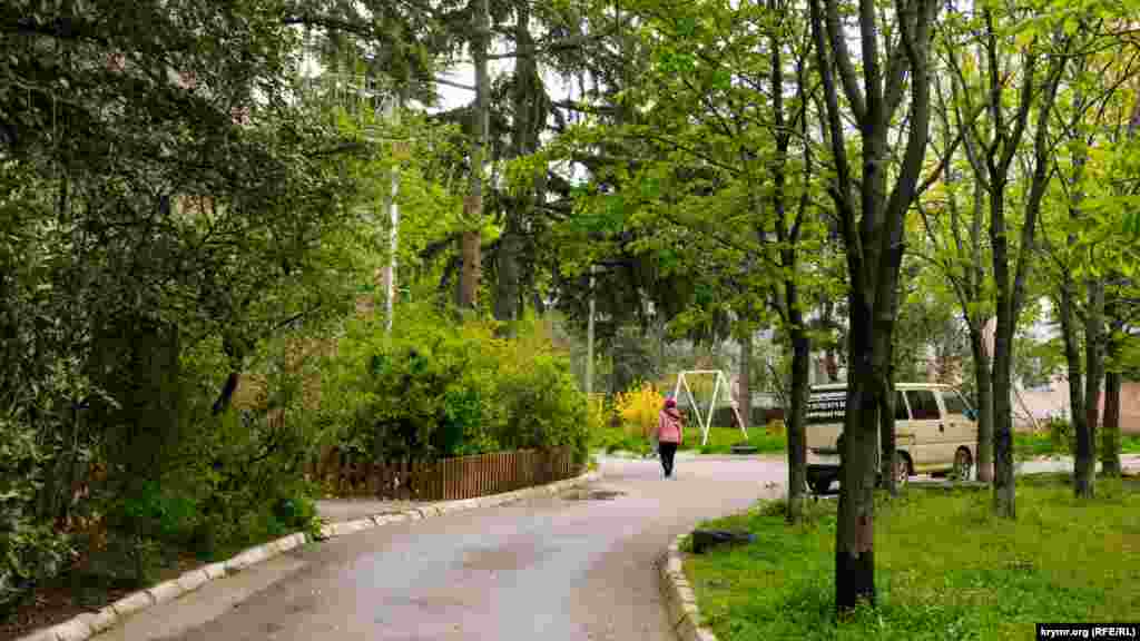 Под сенью кедров и каштанов на улице Нагорной в западной части Партенита. Этот микрорайон поселка называют «Виннером» по фамилии бывших хозяев предгорного имения. До большевисткого переворота имение принадлежало Екатерине Виннер, супруге владельца Екатерининского порохового завода